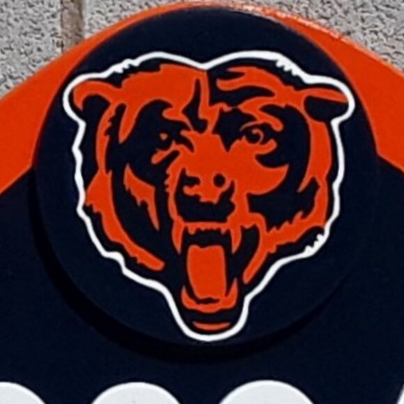 Chicago Bears Address Sign for your home (with your address) SCORE A TOUCHDOWN! - Picture 2 of 4